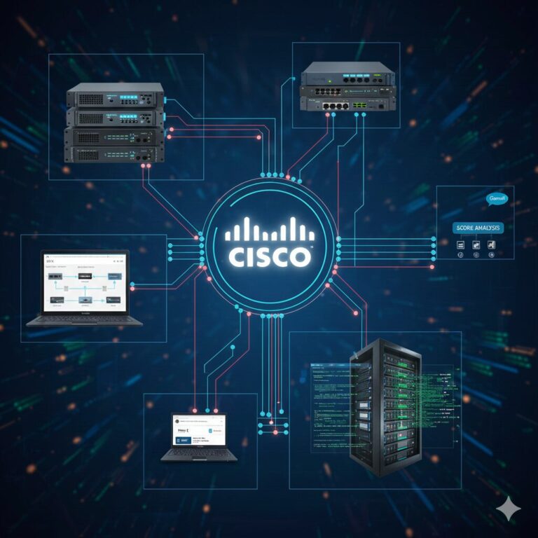CCNP Enterprise合格体験記：EVE-NGのネットワーク構成図とAI（Gemini）を活用したENCOR・ENARSIの学習戦略イメージ